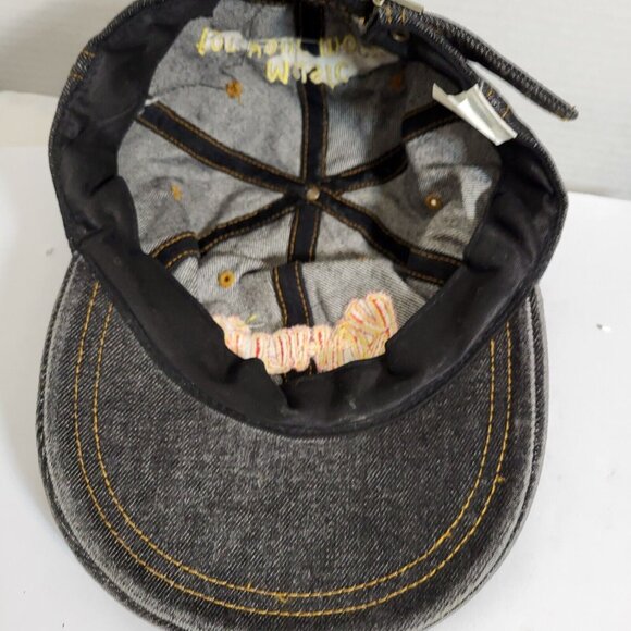 KAHLUA Music For Your Mouth Hat Strapback Baseball Vintage 90s Cap Denim Trucker - Picture 7 of 9